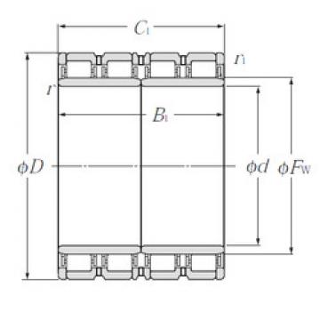 Cylindrical Roller Bearings 4R5405 NTN