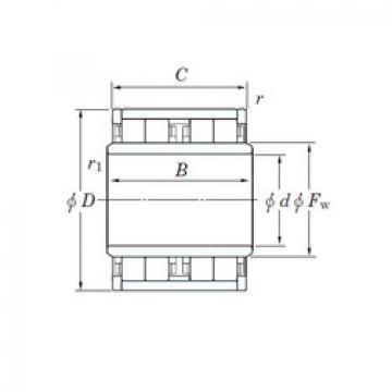 Cylindrical Roller Bearings 4UJ100 KOYO