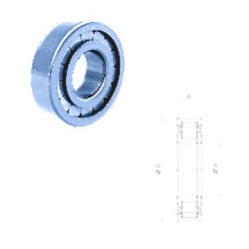 cylindrical bearing nomenclature NUP308FMNR/C3 Fersa