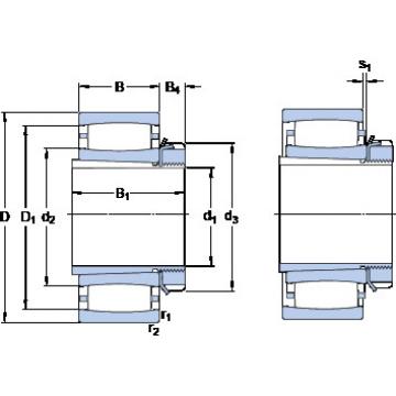 Cylindrical Roller Bearings C 2226 K + H 3126 L SKF