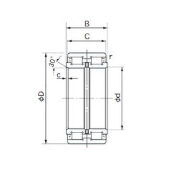 Cylindrical Roller Bearings E5008 NACHI