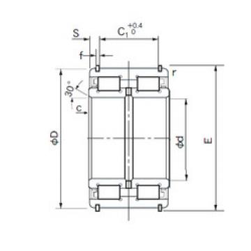 Cylindrical Roller Bearings E5008NR NACHI