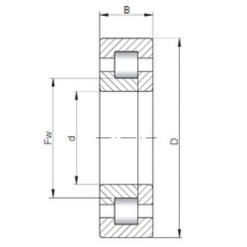 cylindrical bearing nomenclature NUP29/950 ISO