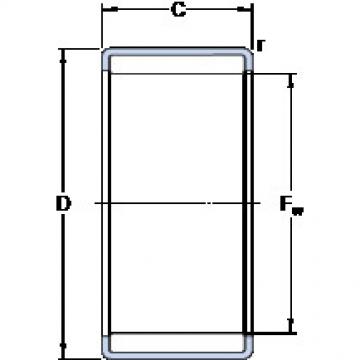 Cylindrical Roller Bearings HN 0808 SKF