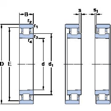 Cylindrical Roller Bearings N 1014 KTNHA/SP SKF