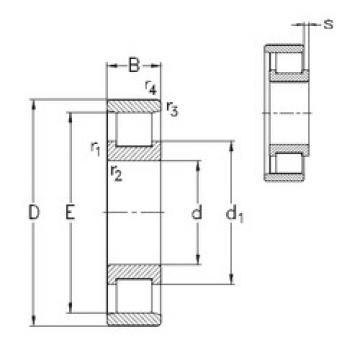 Cylindrical Roller Bearings N214-E-M6 NKE