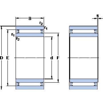 Cylindrical Roller Bearings NAO 17x35x16 SKF