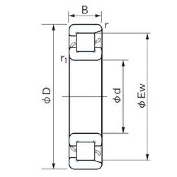 Cylindrical Bearing NF 314 NACHI