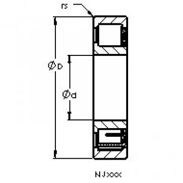 Cylindrical Bearing NJ2315 EM AST