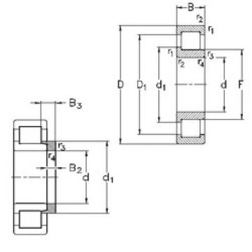 Cylindrical Bearing NJ228-E-MPA+HJ228-E NKE