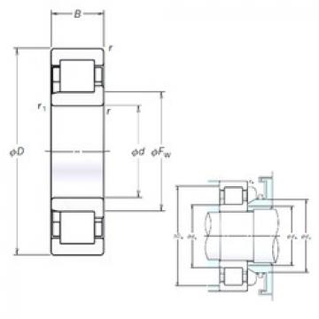 Cylindrical Bearing NJ226EM NSK