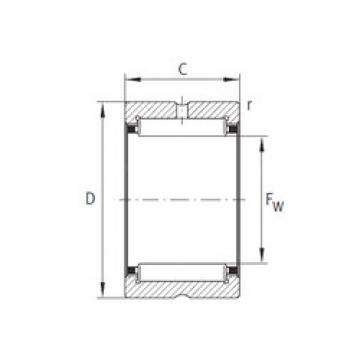 Needle Roller Bearing Manufacture NKS32-XL INA