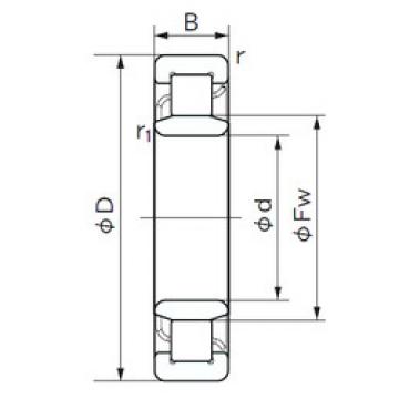 Cylindrical Roller Bearings Distributior NU 2232 E NACHI