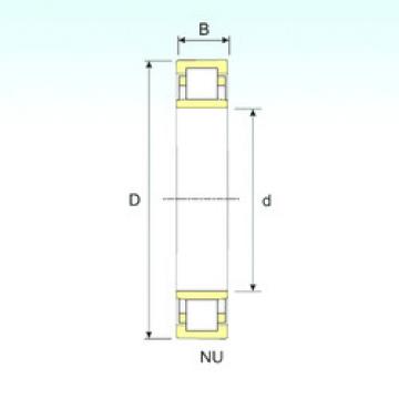 Cylindrical Roller Bearings Distributior NU 1015 ISB