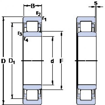 thrust ball bearing applications NU 209 ECPH SKF