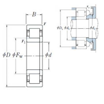 Cylindrical Roller Bearings Distributior NUP 212 EW NSK