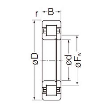 Cylindrical Roller Bearings Distributior NUP206EG NACHI