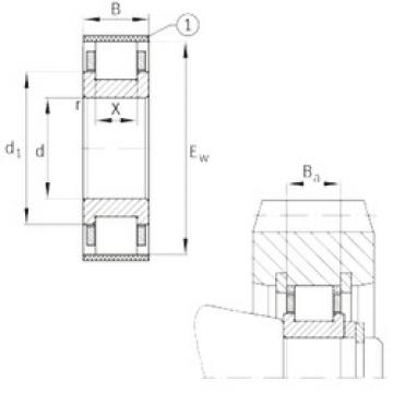 cylindrical bearing nomenclature RN209-E-MPBX FAG