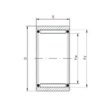 cylindrical bearing nomenclature RNAO12x22x12 ISO