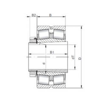 spherical roller bearing axial load 239/950 KCW33+H39/950 ISO