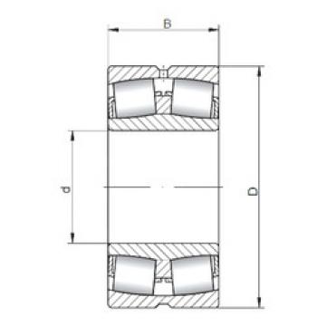 spherical roller bearing axial load 239/710 CW33 CX