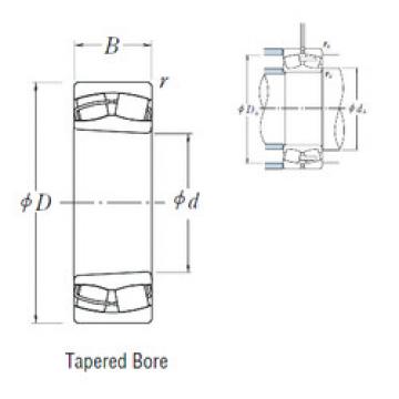 spherical roller bearing axial load 24040CK30E4 NSK