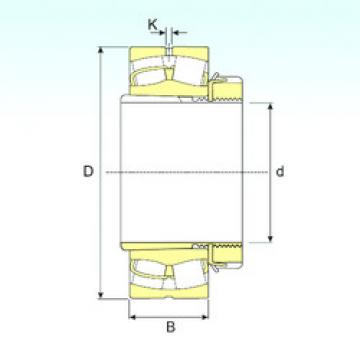 spherical roller bearing axial load 239/710 EKW33+OH39/710 ISB