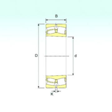 spherical roller bearing axial load 23980 K ISB