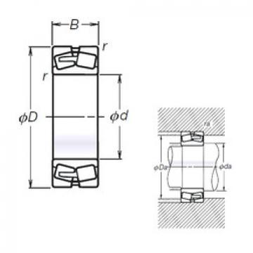 spherical roller bearing axial load TL22244CAE4 NSK