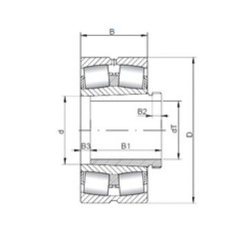 spherical roller bearing axial load 239/710 KCW33+AH39/710 ISO