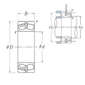 spherical roller bearing axial load 239/950CAE4 NSK