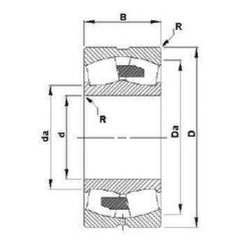 spherical roller bearing axial load 239/710YMB Timken