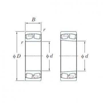 spherical roller bearing axial load 239/710R KOYO