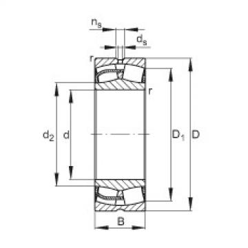 spherical roller bearing axial load 24028-E1 FAG