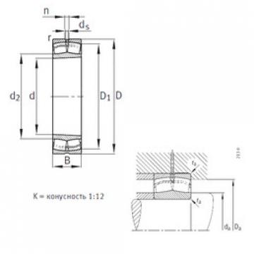 spherical roller bearing axial load 24140-B-K30 FAG