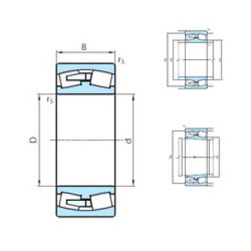 spherical roller bearing axial load 23992CCW33MB PSL