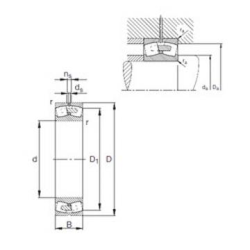 spherical roller bearing axial load 24084-E1A-MB1 FAG