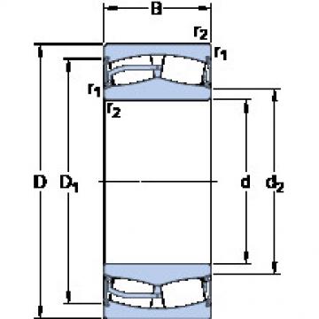 spherical roller bearing axial load 24013-2RS5W/VT143 SKF