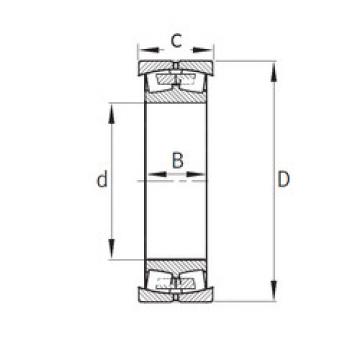 spherical roller bearing axial load 801215A FAG