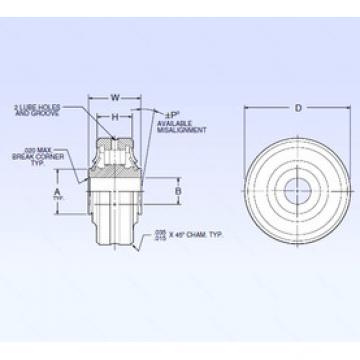 spherical roller bearing axial load ASR5-1A NMB