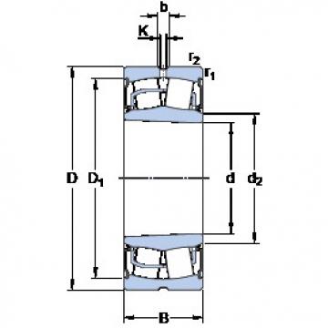 spherical roller bearing axial load BS2-2213-2RSK/VT143 SKF