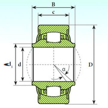 spherical roller bearing axial load GE 30 RB ISB