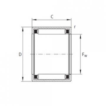 needle roller bearing sleeve HK4016 INA