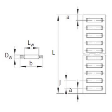 needle roller thrust bearing catalog BF12040 INA