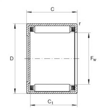 needle roller thrust bearing catalog BK0609 INA