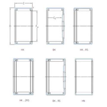 needle roller thrust bearing catalog BK0810 SKF