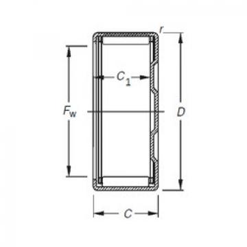 needle roller thrust bearing catalog BK0709 Timken