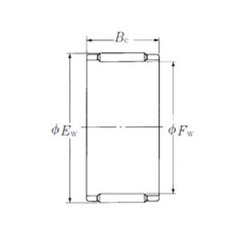 needle roller thrust bearing catalog FBN-354026 NSK