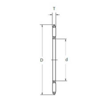 needle roller thrust bearing catalog FNTA-1629 NSK