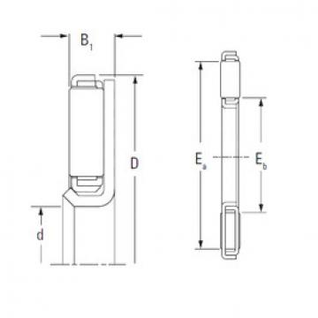 needle roller thrust bearing catalog FNTF-1026 Timken